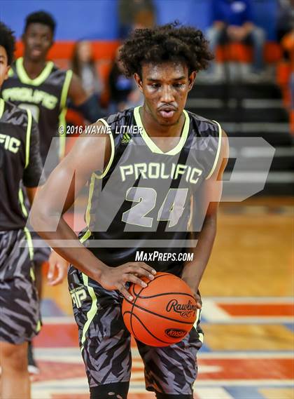 Thumbnail 1 in Prolific Prep Academy vs Hillcrest Prep (Marshall County Hoopfest) photogallery.