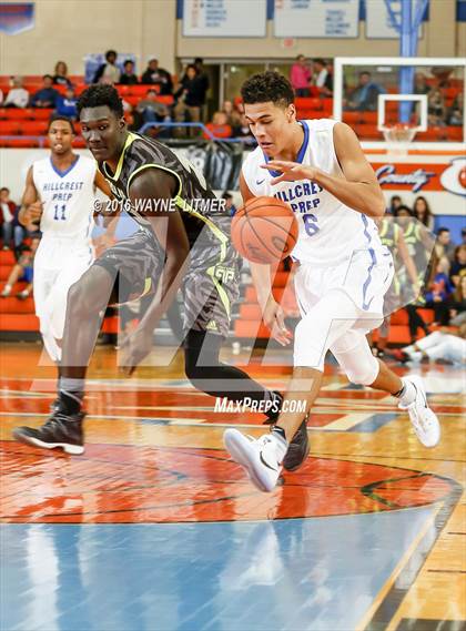 Thumbnail 2 in Prolific Prep Academy vs Hillcrest Prep (Marshall County Hoopfest) photogallery.