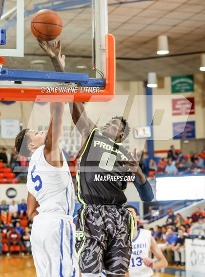 Thumbnail 3 in Prolific Prep Academy vs Hillcrest Prep (Marshall County Hoopfest) photogallery.