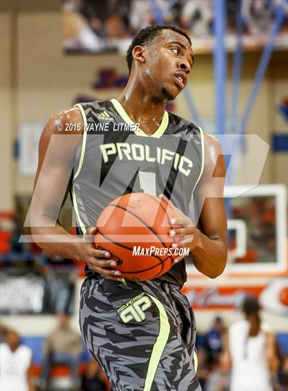 Thumbnail 1 in Prolific Prep Academy vs Hillcrest Prep (Marshall County Hoopfest) photogallery.