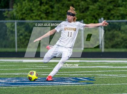 Thumbnail 2 in Brebeuf Jesuit Preparatory vs. Speedway (IHSAA 2A Regional Final) photogallery.