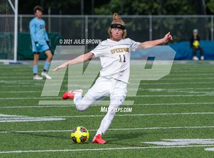 Thumbnail 3 in Brebeuf Jesuit Preparatory vs. Speedway (IHSAA 2A Regional Final) photogallery.