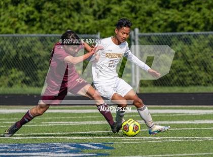 Thumbnail 2 in Brebeuf Jesuit Preparatory vs. Speedway (IHSAA 2A Regional Final) photogallery.
