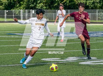 Thumbnail 1 in Brebeuf Jesuit Preparatory vs. Speedway (IHSAA 2A Regional Final) photogallery.