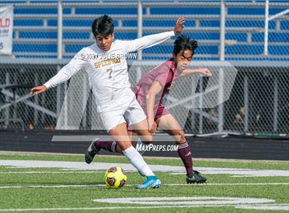 Thumbnail 2 in Brebeuf Jesuit Preparatory vs. Speedway (IHSAA 2A Regional Final) photogallery.