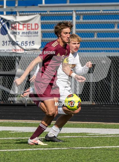 Thumbnail 3 in Brebeuf Jesuit Preparatory vs. Speedway (IHSAA 2A Regional Final) photogallery.