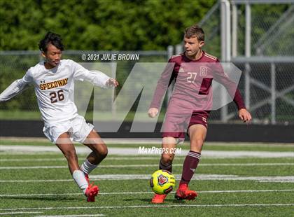 Thumbnail 2 in Brebeuf Jesuit Preparatory vs. Speedway (IHSAA 2A Regional Final) photogallery.