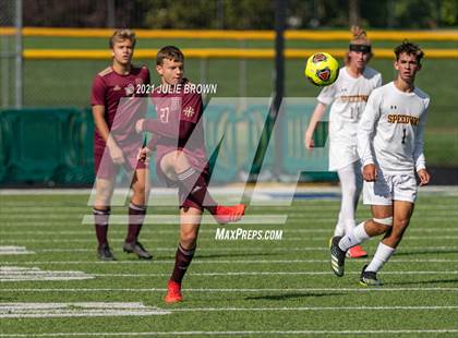 Thumbnail 3 in Brebeuf Jesuit Preparatory vs. Speedway (IHSAA 2A Regional Final) photogallery.