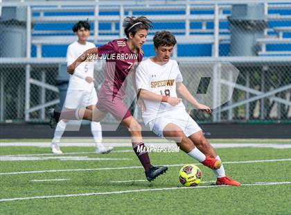 Thumbnail 2 in Brebeuf Jesuit Preparatory vs. Speedway (IHSAA 2A Regional Final) photogallery.