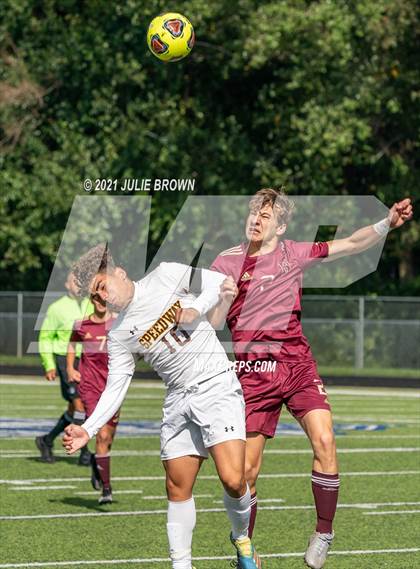 Thumbnail 3 in Brebeuf Jesuit Preparatory vs. Speedway (IHSAA 2A Regional Final) photogallery.