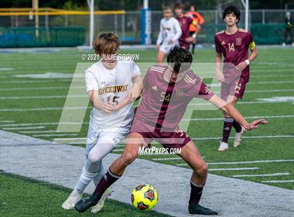Thumbnail 3 in Brebeuf Jesuit Preparatory vs. Speedway (IHSAA 2A Regional Final) photogallery.