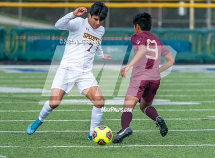 Thumbnail 2 in Brebeuf Jesuit Preparatory vs. Speedway (IHSAA 2A Regional Final) photogallery.