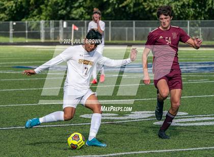 Thumbnail 2 in Brebeuf Jesuit Preparatory vs. Speedway (IHSAA 2A Regional Final) photogallery.