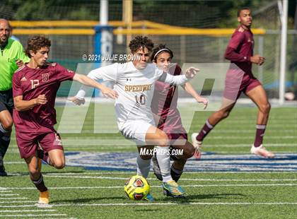 Thumbnail 2 in Brebeuf Jesuit Preparatory vs. Speedway (IHSAA 2A Regional Final) photogallery.