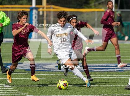 Thumbnail 1 in Brebeuf Jesuit Preparatory vs. Speedway (IHSAA 2A Regional Final) photogallery.