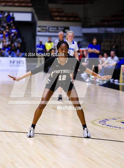 Thumbnail 2 in Foothill vs. Bishop Union (CIF CS Basketball Championships D VI) photogallery.