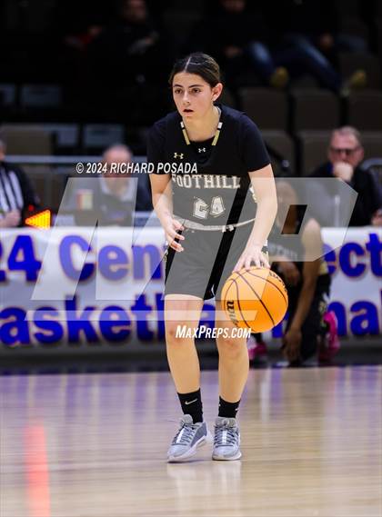 Thumbnail 3 in Foothill vs. Bishop Union (CIF CS Basketball Championships D VI) photogallery.