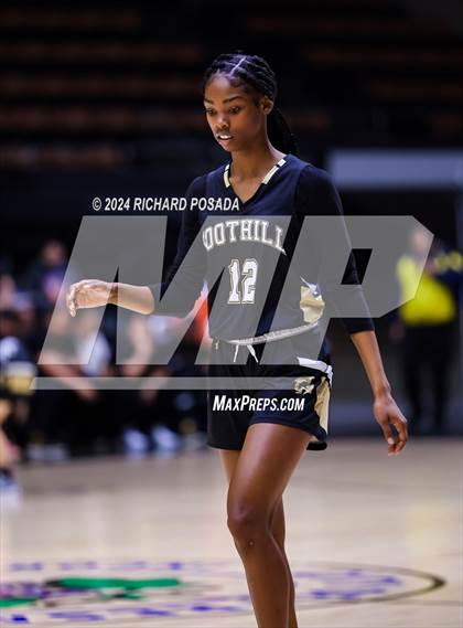 Thumbnail 1 in Foothill vs. Bishop Union (CIF CS Basketball Championships D VI) photogallery.