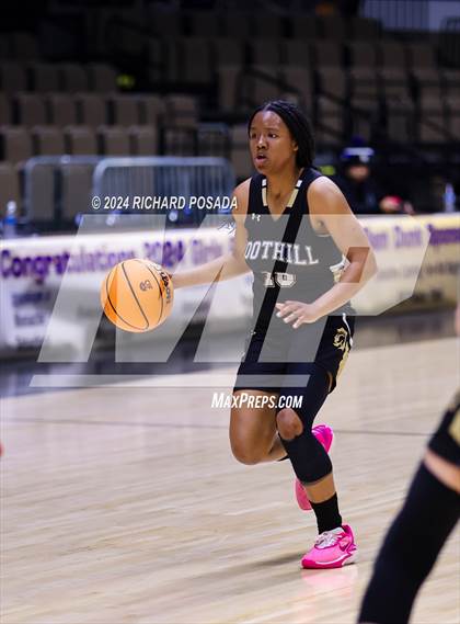 Thumbnail 1 in Foothill vs. Bishop Union (CIF CS Basketball Championships D VI) photogallery.