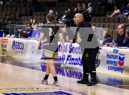 Thumbnail 2 in Foothill vs. Bishop Union (CIF CS Basketball Championships D VI) photogallery.