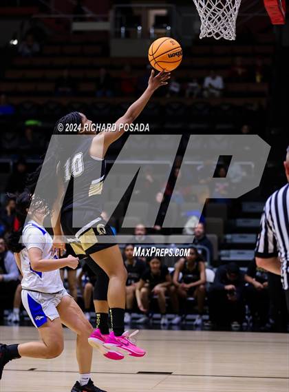 Thumbnail 3 in Foothill vs. Bishop Union (CIF CS Basketball Championships D VI) photogallery.