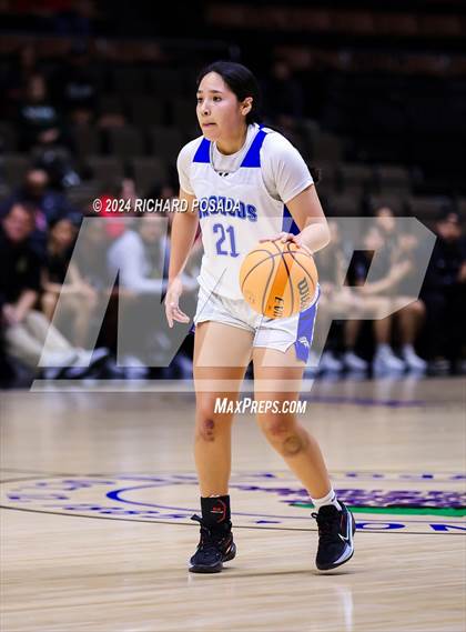 Thumbnail 2 in Foothill vs. Bishop Union (CIF CS Basketball Championships D VI) photogallery.