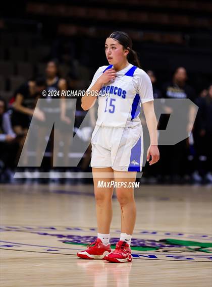 Thumbnail 3 in Foothill vs. Bishop Union (CIF CS Basketball Championships D VI) photogallery.