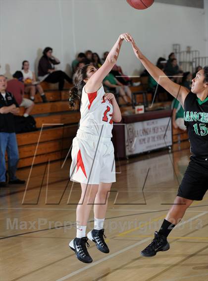 Thumbnail 3 in Flintridge Sacred Heart vs. Thousand Oaks  (La Canada Tournament) photogallery.