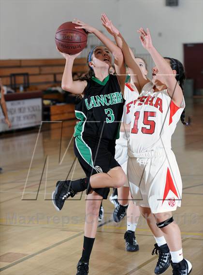 Thumbnail 2 in Flintridge Sacred Heart vs. Thousand Oaks  (La Canada Tournament) photogallery.
