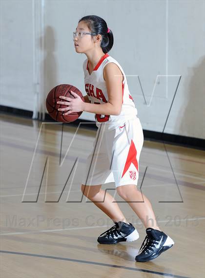 Thumbnail 2 in Flintridge Sacred Heart vs. Thousand Oaks  (La Canada Tournament) photogallery.
