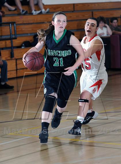 Thumbnail 1 in Flintridge Sacred Heart vs. Thousand Oaks  (La Canada Tournament) photogallery.