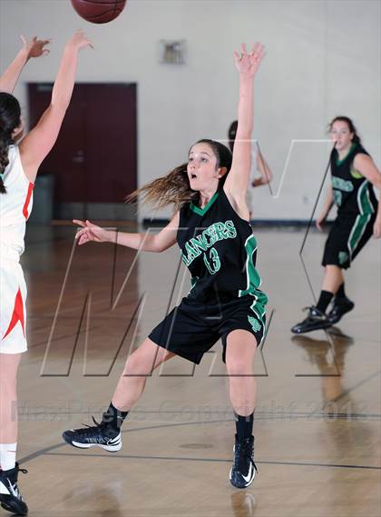 Thumbnail 1 in Flintridge Sacred Heart vs. Thousand Oaks  (La Canada Tournament) photogallery.
