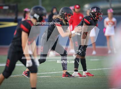 Thumbnail 1 in Village Christian vs. Whittier Christian photogallery.