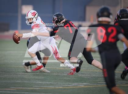 Thumbnail 3 in Village Christian vs. Whittier Christian photogallery.