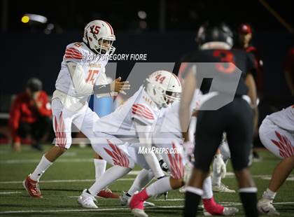 Thumbnail 2 in Village Christian vs. Whittier Christian photogallery.