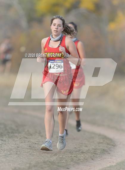 Thumbnail 1 in CHSAA Cross Country 4A Region 4 Girls photogallery.