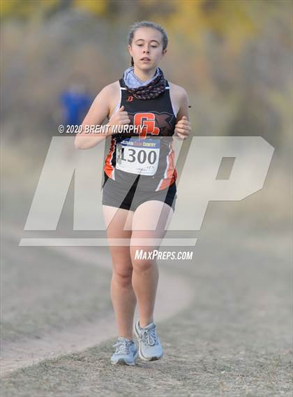 Thumbnail 1 in CHSAA Cross Country 4A Region 4 Girls photogallery.