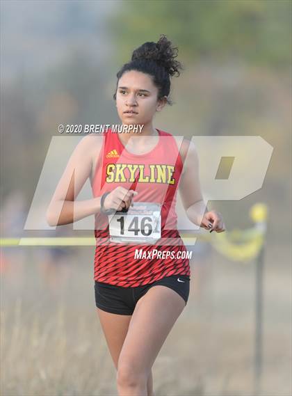 Thumbnail 1 in CHSAA Cross Country 4A Region 4 Girls photogallery.
