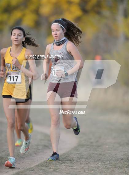Thumbnail 1 in CHSAA Cross Country 4A Region 4 Girls photogallery.