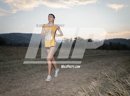 Thumbnail 2 in CHSAA Cross Country 4A Region 4 Girls photogallery.