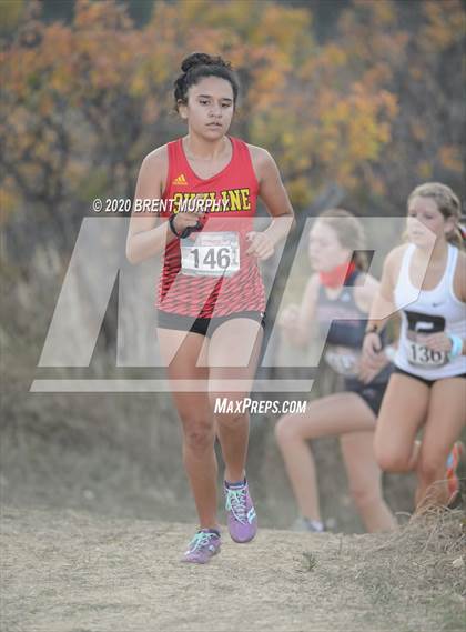 Thumbnail 2 in CHSAA Cross Country 4A Region 4 Girls photogallery.