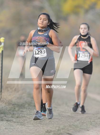 Thumbnail 1 in CHSAA Cross Country 4A Region 4 Girls photogallery.
