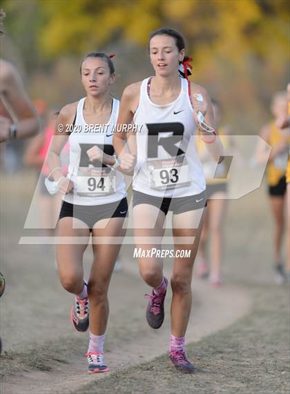 Thumbnail 2 in CHSAA Cross Country 4A Region 4 Girls photogallery.
