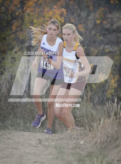 Thumbnail 1 in CHSAA Cross Country 4A Region 4 Girls photogallery.
