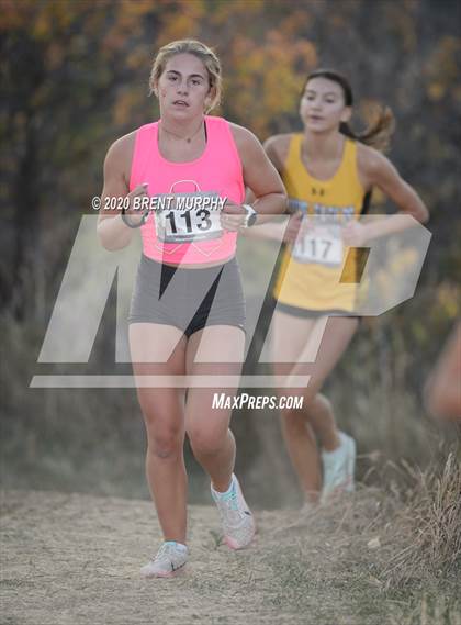 Thumbnail 2 in CHSAA Cross Country 4A Region 4 Girls photogallery.