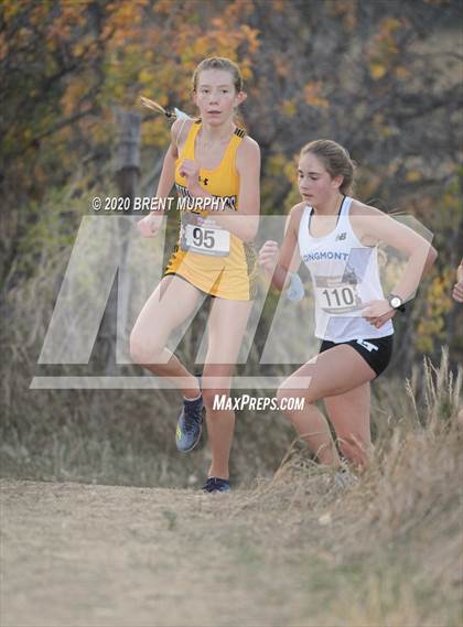 Thumbnail 3 in CHSAA Cross Country 4A Region 4 Girls photogallery.