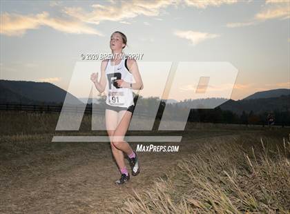 Thumbnail 2 in CHSAA Cross Country 4A Region 4 Girls photogallery.