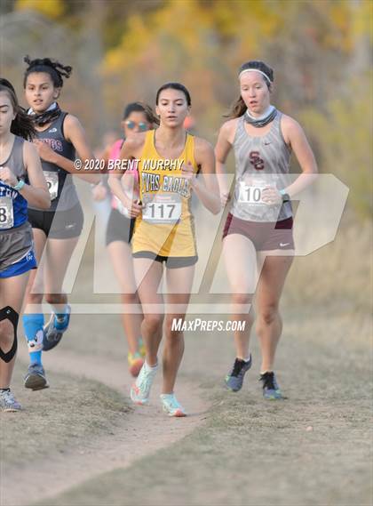 Thumbnail 3 in CHSAA Cross Country 4A Region 4 Girls photogallery.