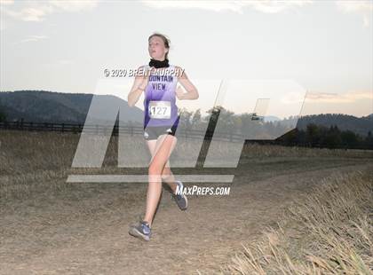 Thumbnail 2 in CHSAA Cross Country 4A Region 4 Girls photogallery.