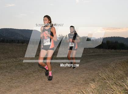 Thumbnail 2 in CHSAA Cross Country 4A Region 4 Girls photogallery.